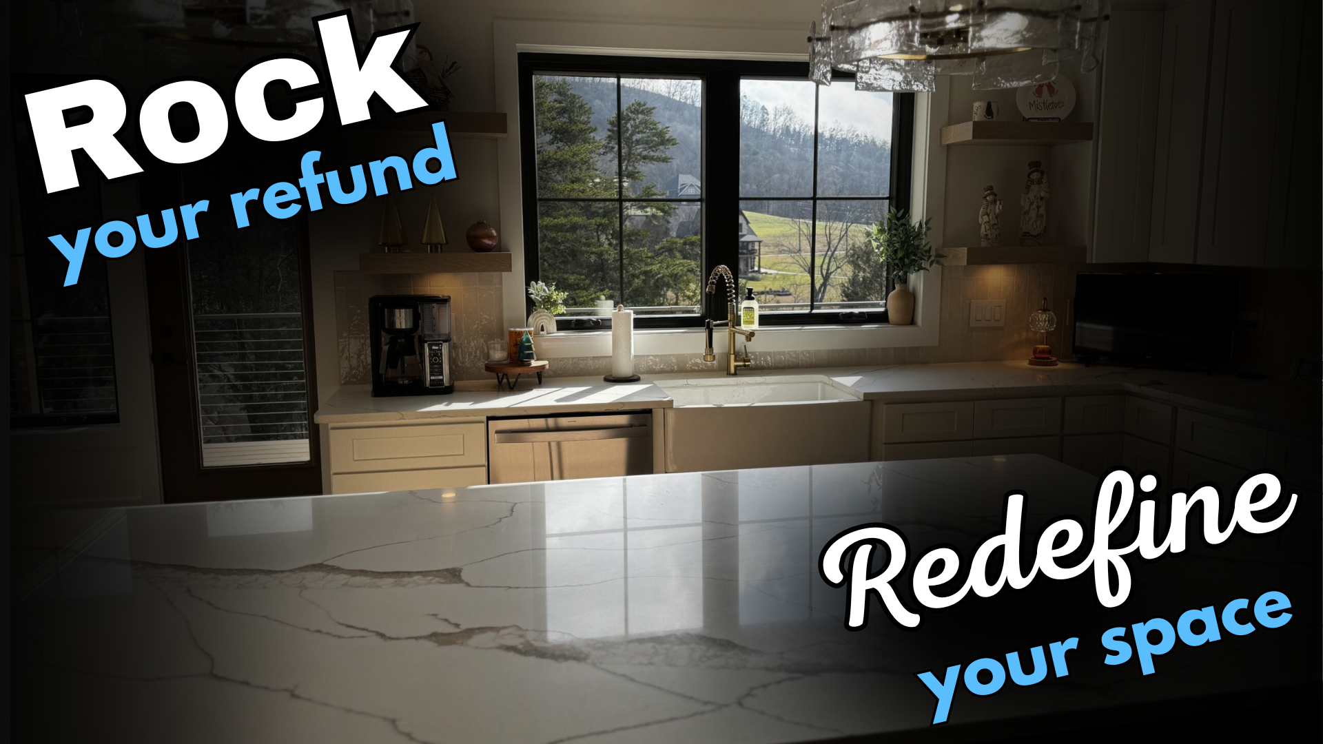 rock your refund, redefine your space