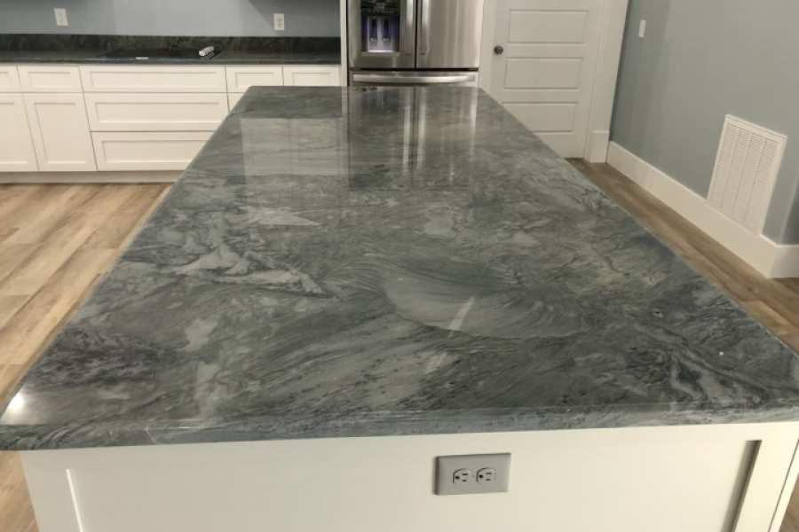 Quartzite Kitchen Island