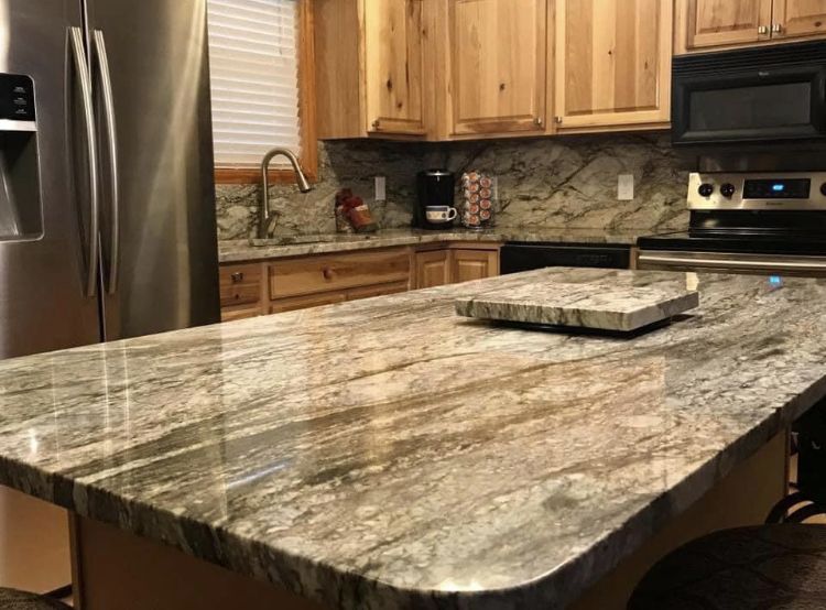 Granite - Full backsplash, custom cutting board