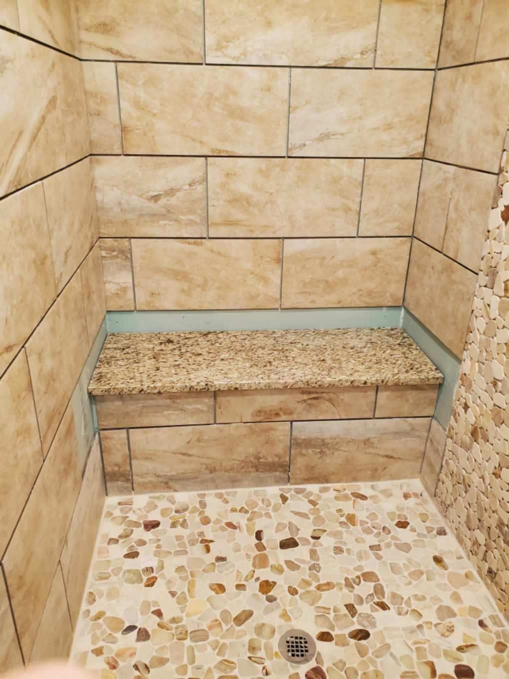 Granite Shower seat