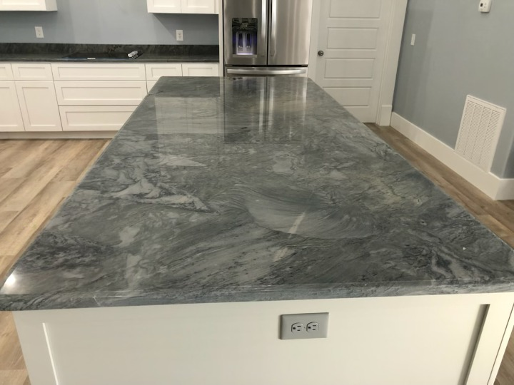 Quartzite Kitchen Island